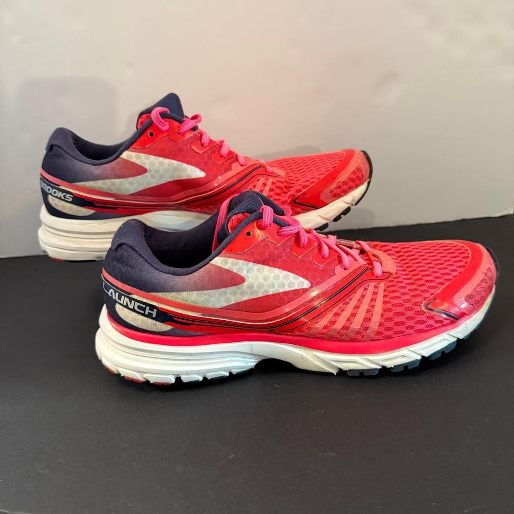 Brooks Launch 2 Womens Running Shoes Pink Purple Size 9.5